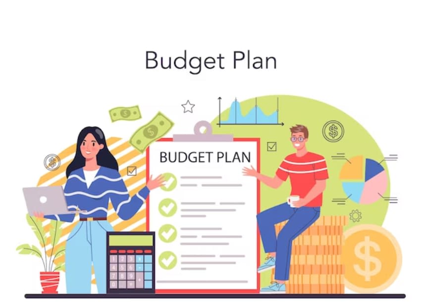 Create a budget to better manage personal finances